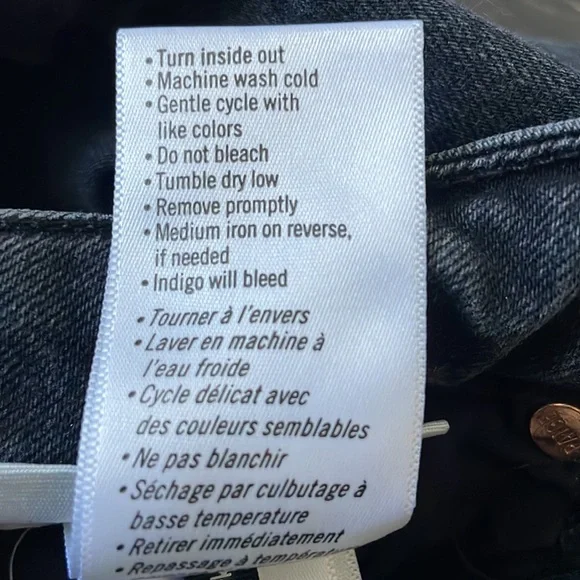 Paige Jeans, size 29, color black wash - Picture 6 of 10